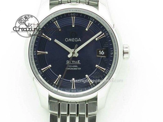 0323 Youthful De Ville Prestige Small Second TWF 1:1 Best Edition Blue Dial on Black Leather Strap MIYOTA 8035